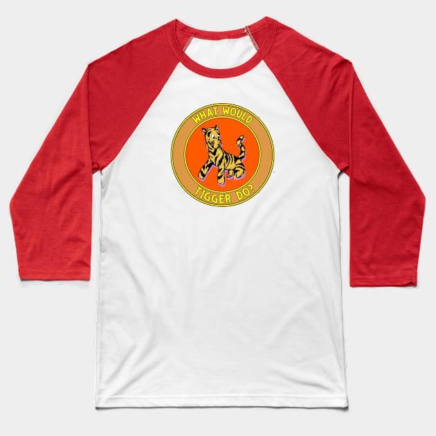 Tigger Baseball T-Shirt by Retro-Matic